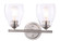 Winsley Two Light Wall Lamp in Brushed Nickel (7|243284)