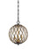 Gilded Glam Three Light Pendant in Sand Coal With Painted And Pla (7|2403680)