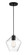 Clarity One Light Pendant in Coal (7|233766A)