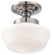 One Light Semi Flush Mount in Polished Nickel (7|2255613)