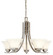 Agilis Five Light Chandelier in Brushed Nickel (7|181584)