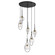 Cody Six Light Pendant in Coal And Soft Brass (7|1536726)