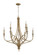 Covent Park Nine Light Chandelier in Brushed Honey Gold (7|1099740)