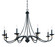 Westchester County Eight Light Chandelier in Sand Coal With Skyline Gold Le (7|1048677)