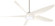 Ellipse 60''Ceiling Fan in Brushed Nickel/White (15|F771LBNWH)