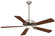 Contractor LED 52''Ceiling Fan in Brushed Nickel With Dark Walnut Blades (15|F556LBNDW)