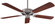 Contractor 52'' 52''Ceiling Fan in Brushed Steel W/ Dark Walnut (15|F547BSDW)