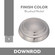 Minka Aire Ceiling Fan Downrod With Wire And Connector in Brushed Nickel (15|DR1512BN)