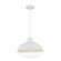 R Series One Light Pendant in White (59|RWHC14WH)