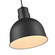 R Series LED Cord Hung Deep Bowl Shade in Satin Black (59|LEDRDBC10SB)