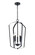 Ivey Lake Five Light Chandelier in Matte Black (59|9825MB)