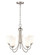 Ivey Lake Five Light Chandelier in Satin Nickel (59|9805SN)