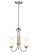 Ivey Lake Three Light Chandelier in Satin Nickel (59|9803SN)
