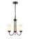 Ivey Lake Three Light Chandelier in Rubbed Bronze (59|9803RBZ)