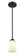Ivey Lake One Light Mini Pendant in Matte Black (59|9801MB)