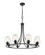 Ashford Eight Light Chandelier in Matte Black (59|9728MB)