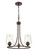 Ashford Three Light Chandelier in Rubbed Bronze (59|9723RBZ)