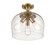 Ashford Three Light Semi-Flush Mount in Modern Gold (59|9713MG)