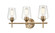 Ashford Three Light Vanity in Modern Gold (59|9703MG)