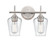 Ashford Two Light Vanity in Brushed Nickel (59|9702BN)