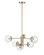Avell Six Light Chandelier in Modern Gold (59|8156MG)