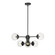 Avell Six Light Pendant in Matte Black (59|8156MB)