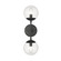 Avell Two Light Wall Sconce in Matte Black (59|8152MB)