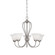 Main Street Five Light Chandelier in Satin Nickel (59|75SN)