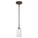 Bristo One Light Pendant in Rubbed Bronze (59|7251RBZ)