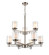 Huderson Nine Light Chandelier in Brushed Nickel (59|5519BN)