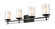 Huderson Four Light Wall Sconce in Matte Black (59|5504MB)