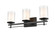 Huderson Three Light Wall Sconce in Matte Black (59|5503MB)