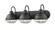 Neo-Industrial Three Light Vanity in Matte Black (59|5423MB)