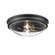 Belforge Two Light Flushmount in Matte Black (59|5228MB)