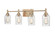 Arlett Four Light Vanity in Modern Gold (59|4994MG)