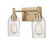 Arlett Two Light Vanity in Modern Gold (59|4992MG)