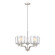 Evalon Five Light Chandelier in Brushed Nickel (59|497005BN)