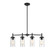 Janna Four Light Chandelier in Matte Black (59|495004MB)