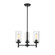 Janna Three Light Chandelier in Matte Black (59|495003MB)