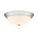 Kipson Three Light Flushmount in Brushed Nickel (59|4905BN)