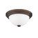 Two Light Flushmount in Rubbed Bronze (59|4901RBZ)