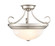 Two Light Semi-Flush Mount in Satin Nickel (59|4773SN)