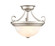 Two Light Semi-Flush Mount in Satin Nickel (59|4771SN)