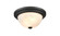 Whitton Two Light Flushmount in Matte Black (59|4601MB)