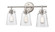 Amberose Three Light Vanity in Brushed Nickel (59|4413BN)