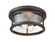 Bresley Two Light Flush Mount in Powder Coat Bronze (59|4402PBZ)