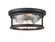 Bresley Two Light Flush Mount in Powder Coated Black (59|4402PBK)