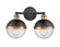 Ellmira Two Light Vanity in Matte Black/Aged Brass (59|4252MBAB)