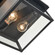 Evanton Two Light Flush Mount in Powder Coated Black (59|4202PBK)