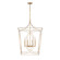 Tracy Six Light Pendant in Painted Modern Gold (59|4003PMG)